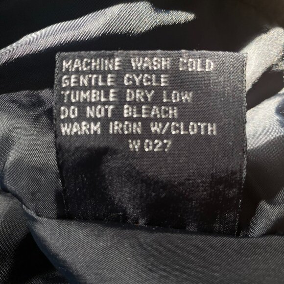 Members Only Bomber Jacket Black Size 44 (Large) Flight Military Combat Vintage - Picture 10 of 13